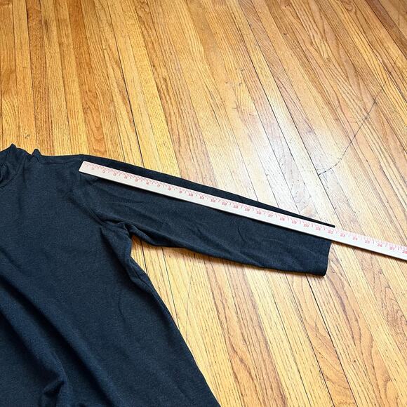 Mizzen Main Sweater Mens XXL Proflex Quarter Zip Gray Shirt Long Sleeve - Picture 8 of 9